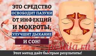 Это средство освободит пазухи от инфекций и мокроты, улучшит дыхание и сон! Этот метод даёт быстрые результаты! Просто и легко! Рекомендуем! Быстро освободит пазухи от инфекций и мокроты, улучшит дыхание, сон, работу мозга и Быстро освободит пазухи от инфекций и мокроты, улучшит дыхание, сон, работу мозга и очистит легкие и бронхи.
