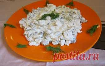 Салат с курицей и грибами / Куриные салаты / TVCook: пошаговые рецепты с фото