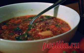 Постный суп из гречки / Овощные супы / TVCook: пошаговые рецепты с фото