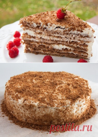 Торт «Медовик» со сметанным кремом / Торты / TVCook: пошаговые рецепты с фото