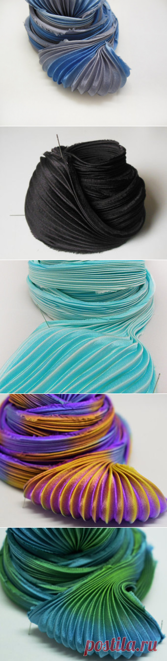 30cm Silk Shibori ribbon N102 от RaccoonCraft на Etsy