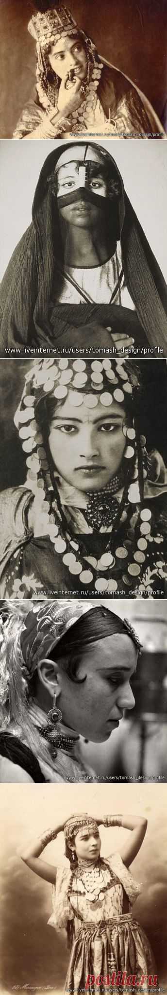 Женщины Северной Африки. Старинные фото.