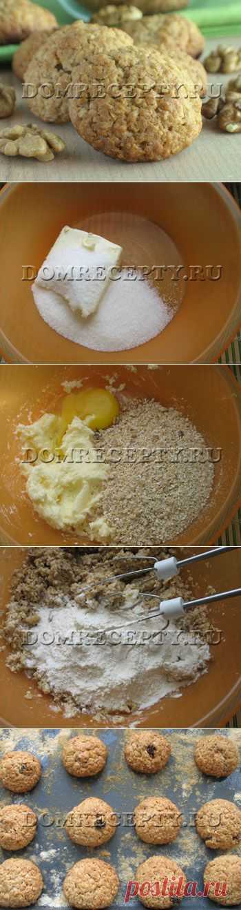 Овсяное печенье из геркулеса (овсяных хлопьев) - рецепт приготовления с фото