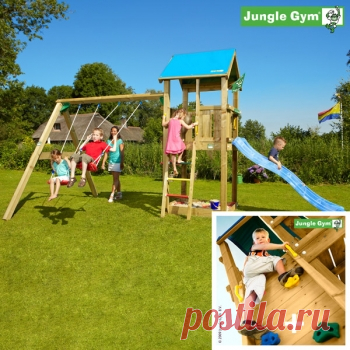 Игровой городок Jungle Gym Castle Swing Rock (Джангл Джим Кастл Свинг), описание, фото, цены