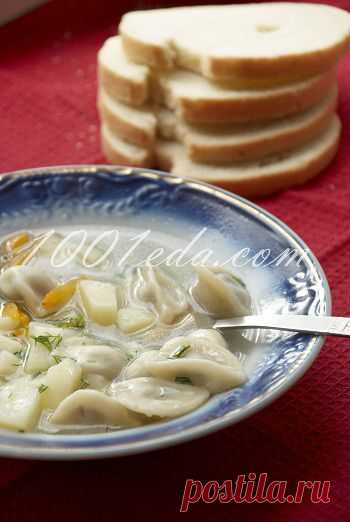Рецепт супа с пельменями - Быстрый обед и ужин . 1001 ЕДА вкусные рецепты с фото!