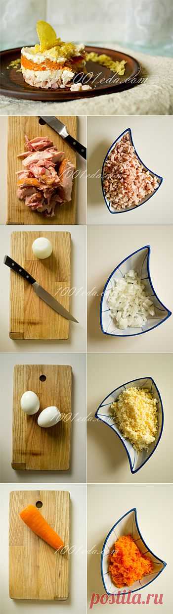 Рецепт куриного салата с чипсами - Салат с курицей . 1001 ЕДА вкусные рецепты с фото!