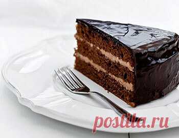 Торт «Пражский» со сгущенкой и шоколадной глазурью