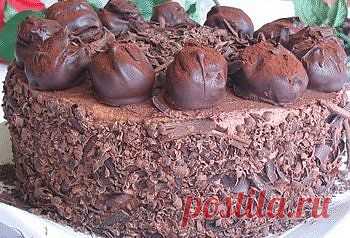 Шоколадный торт из зефира