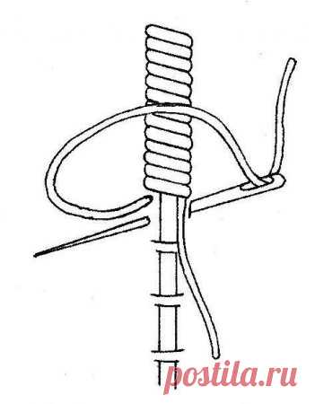 Запошивочный шов. Вышивка гладью.