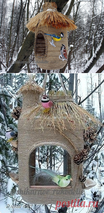 Кормушки из пластиковых бутылей — Сделай сам, идеи для творчества - DIY Ideas