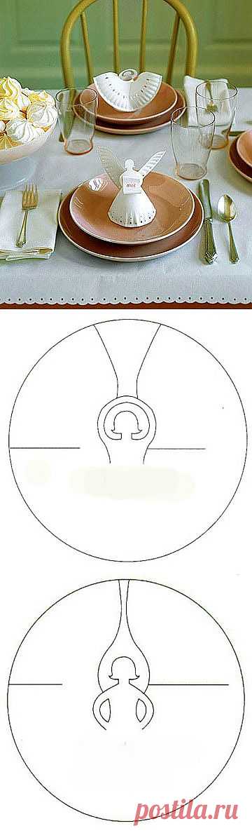 Ангел для рождественского стола.