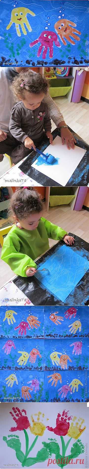 Волшебные ладошки (работы детей 2-3 года) | Страна Мастеров