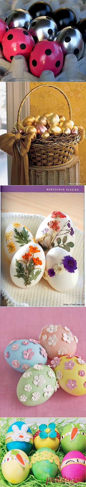 Изумительные идеи - как украсить пасхальные яйца.