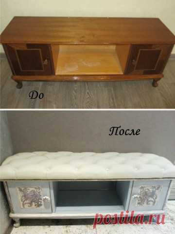 Интересные переделки старой мебели: до и после — Полезные советы