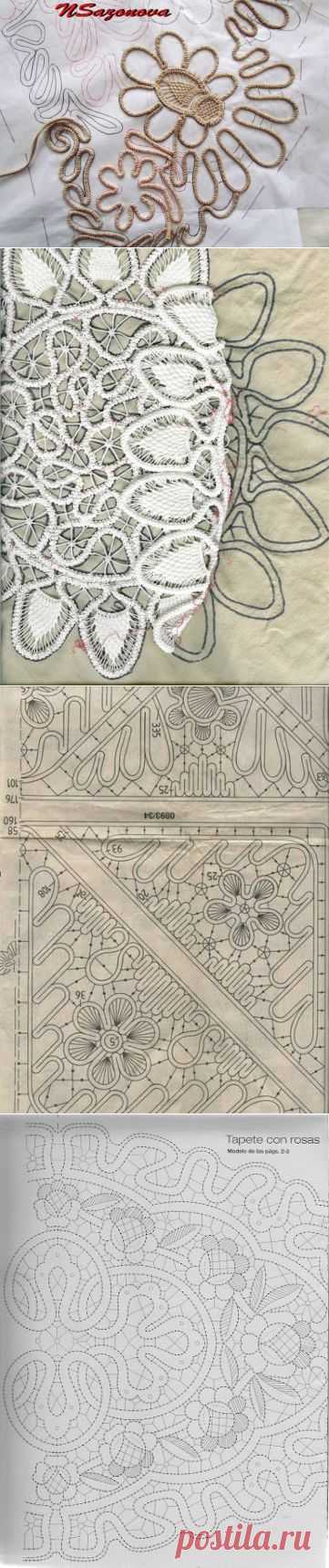 Схемы для румынского кружева. Оооочень много.