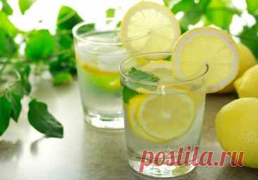 ღНачинаем день со стакана воды с лимоном