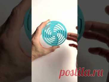 🌑 Крутая иллюзия ломающая мозг optical illusion на 3D принтере #3dprinting #Shorts Игорь Белецкий