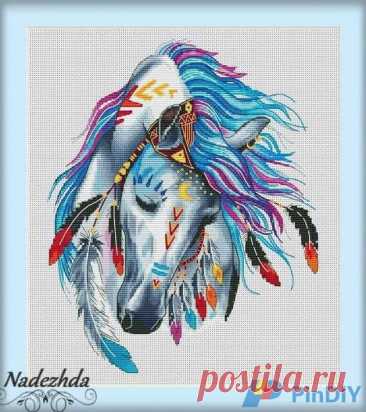 Indian Horse by Nadezhda Gavrilenkova  Edited by anniekins at 2019-8-23 02:02