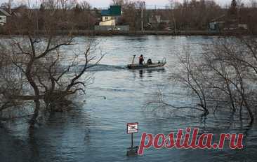 Уровень воды в реке Тобол возле Кургана поднялся за ночь на 14 см. Он достиг отметки 737 см