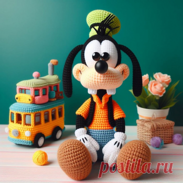 Goofy Amigurumi Crochet Step By Step Pattern - Yours Patterns