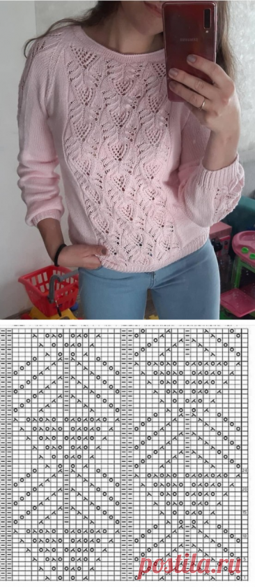 Один из лучших узоров для спиц