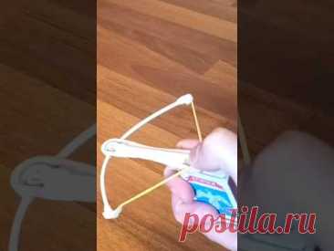 Mini crossbow at home - interesting inventions