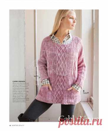 Зимние свитера, джемпера и кардиганы от журнала «Vogue Knitting» | Сундучок с подарками | Дзен