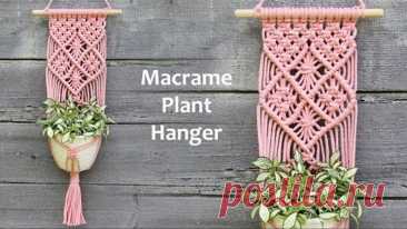 Easy Macrame Plant Hanger Tutorial 29 | Макраме Кашпо для Цветов | Macrame Tutorial