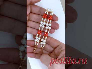 Everyone can make this bracelet. Beads bracelet. Easy beading #jewelry #shorts