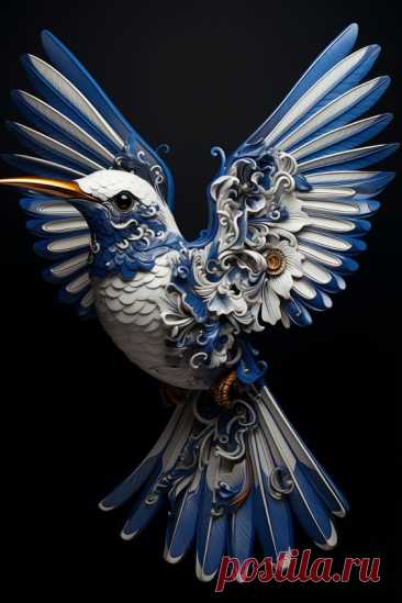 Hummingbird with azulejo’s