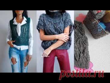 🔥 ЖИЛЕТ ВЯЗАНЫЙ В ТРЕНДЕ и Многие выбирают его 🤗 VEST Knitted СТИЛЬ и КРАСОТА