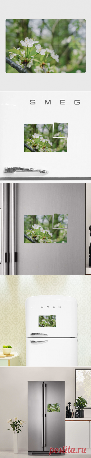 Магнитный плакат 3Х2 Цветы вишни - купить по цене 210 руб в интернет-магазине Всемайки, арт 3654505