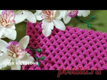 НЕОБЫЧНО И ОЧЕНЬ КРАСИВО! АЖУРНЫЙ УЗОР СПИЦАМИ 1135 Узоры спицами KNITTING PATTERNS