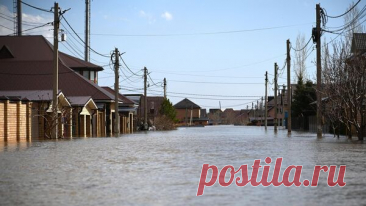 Уровень воды в реке Урал в оренбургском Илеке поднялся выше критического