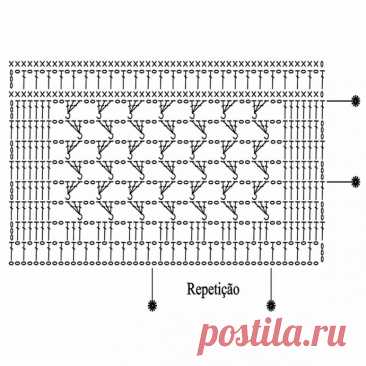 Вяжем красивый плед крючком