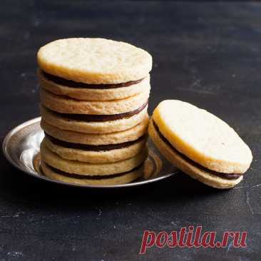 Песочное печенье с шоколадно-кофейным ганашем - Daria Saveleva