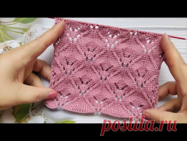 Lace Diamond Stitch | Ajour-Rautenmuster stricken | Punto Rombi ai ferri | Point de Losanges Ajourés