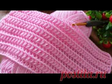This Crochet Pattern is absolutely amazing! Unique Crochet Stitch blanket model