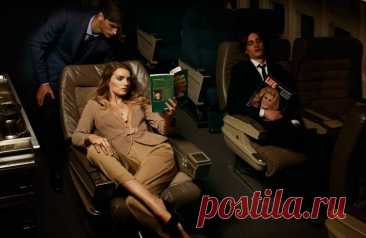 Лили Дональдсон (Lily Donaldson) в фотосессии The Plane Story Сержа Леблона (Serge Leblon) для журнала 10 (весна-лето 2013).