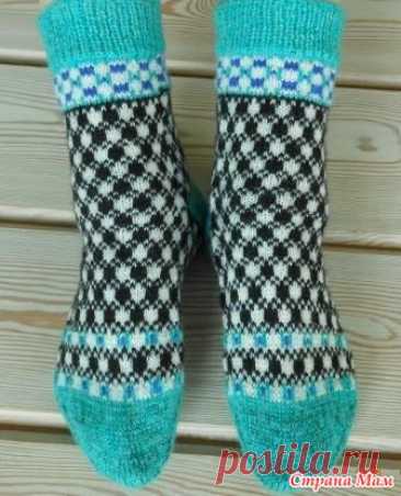 Жаккардовые носочки - Вязание - Страна Мам