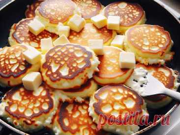 Сырники из творога с манкой на сковороде пышные и вкусные