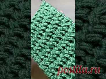 ТОЛЬКО ИЗ ЛИЦЕВЫХ ПЕТЕЛЬ И ОДНОГО ЕДИНСТВЕННОГО ПОВТОРЯЮЩЕГО РЯДА #knitting