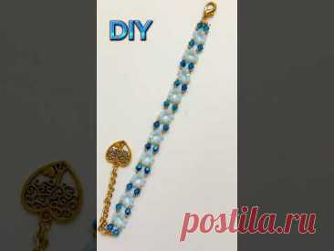 DIY bracelet. Beads bracelet. Bracelet short. #diy #shorts