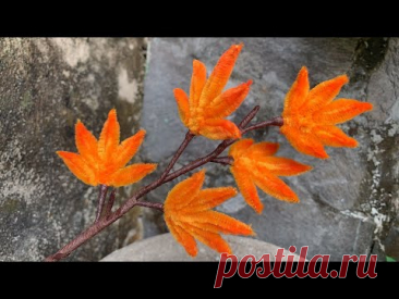 ABC TV | How To Make Japanese Maple With Pipe Cleaner - Craft Tutorial