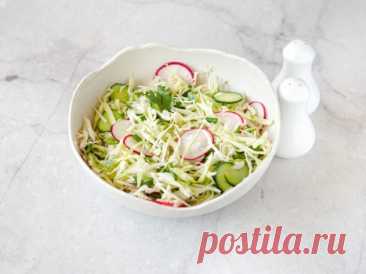 Салат из свежей капусты с уксусом: рецепт | Меню недели
