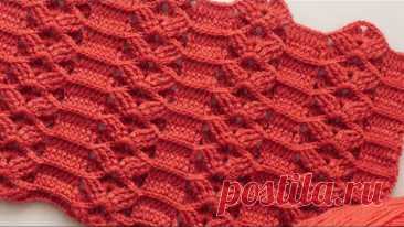 Всего 1 ряд, а результат ВПЕЧАТЛЯЕТ! Супер УЗОР крючком вязание для начинающих EASY Pattern Crochet