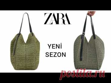 ZARA YENİ SEZON BÜYÜK BOY TOTE ÇANTA YAPIYORUZ🧶