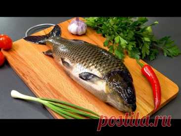 Топ-3 лучших рецепта рыбы  Карп целиком с НАЧИНКОЙ * Карп кусочками* Килька на сковородке