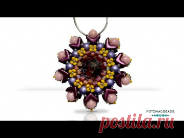 Ensemble Crystal Pendant - DIY Jewelry Making Tutorial by PotomacBeads