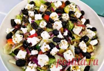 Греческий салат с халапеньо, пошаговый рецепт с фотографиями – Греческая кухня: Салаты. «Еда»